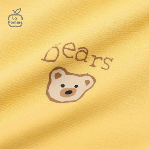  Áo Cổ 3cm La Pomme Little Bear - Ghi 