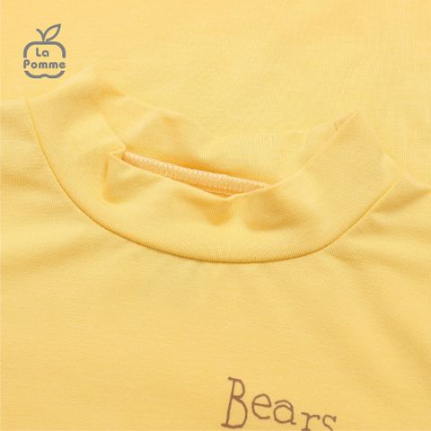  Áo Cổ 3cm La Pomme Little Bear - Vàng 