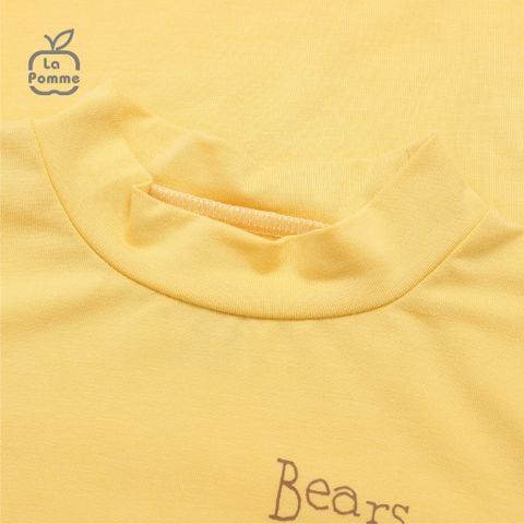  Áo Cổ 3cm La Pomme Little Bear - Ghi 