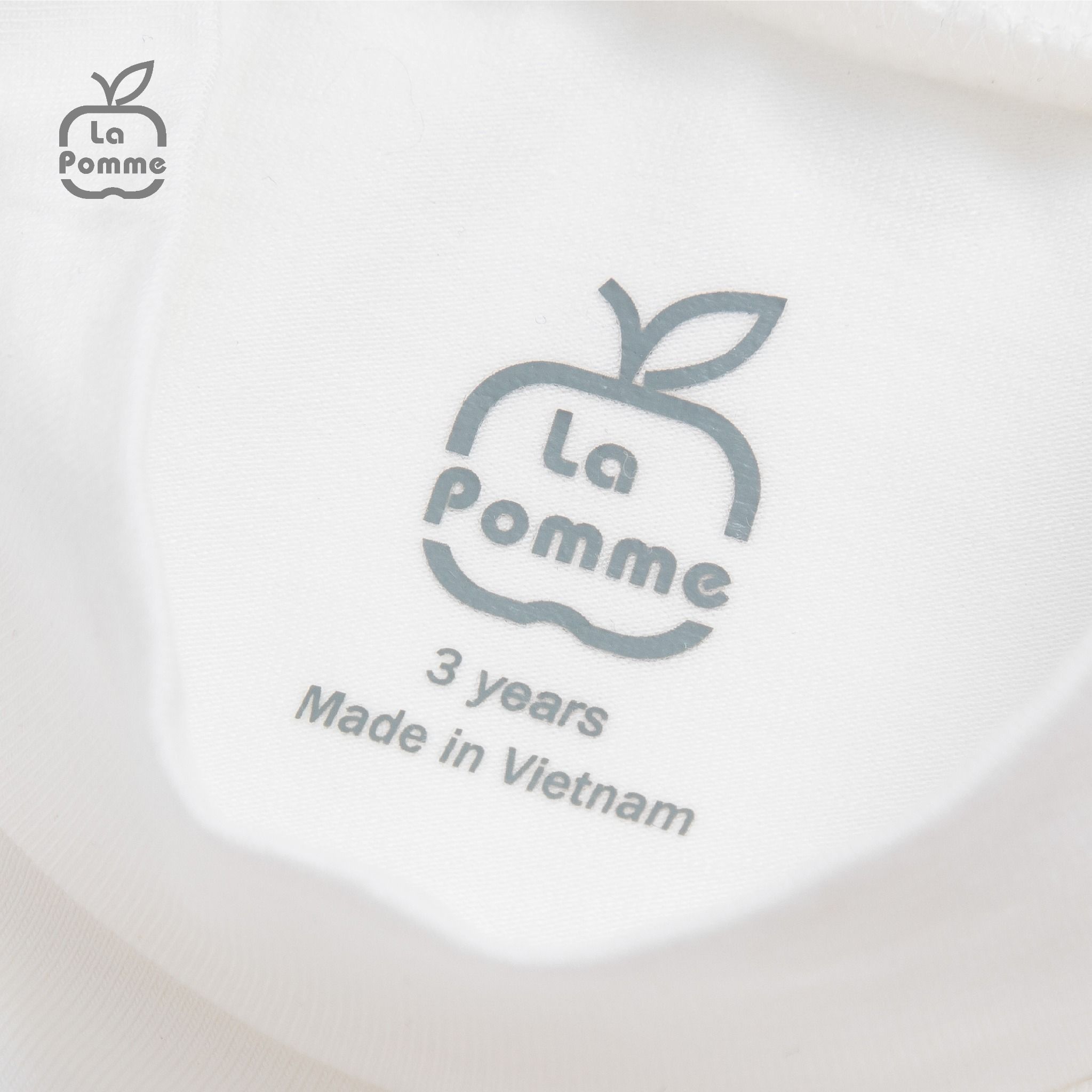  Áo Cổ 3cm La Pomme Little Bear - Xanh 