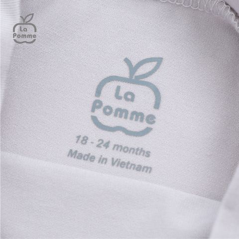  Áo Cổ 3cm La Pomme Little Bear - Xanh 