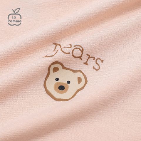  Áo Cổ 3cm La Pomme Little Bear - Ghi 