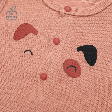  Áo Gile La Pomme Puppy Smile - Nâu 