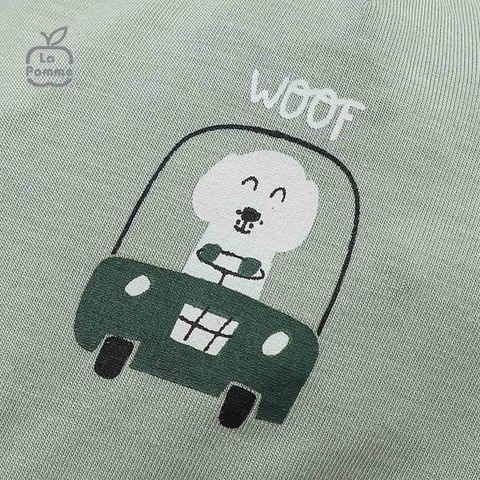  Mũ sơ sinh La Pomme Little Car - Xanh 