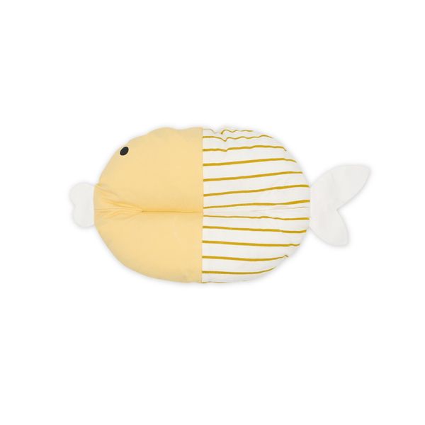  Gối sơ sinh nhân đôi vỏ gối La Pomme Baby Fish - Vàng 