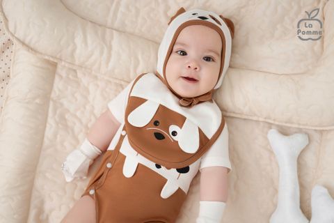  Body chip cộc tay La Pomme Chó đốm 