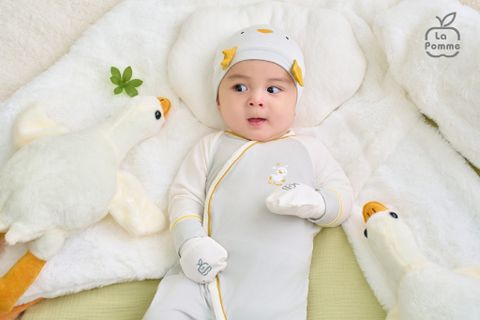  Body dài tay La Pomme ngỗng con hoạt bát 