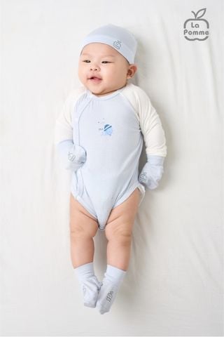  Body Chip Dài Tay La Pomme Puppy - Xanh bạc hà 2 