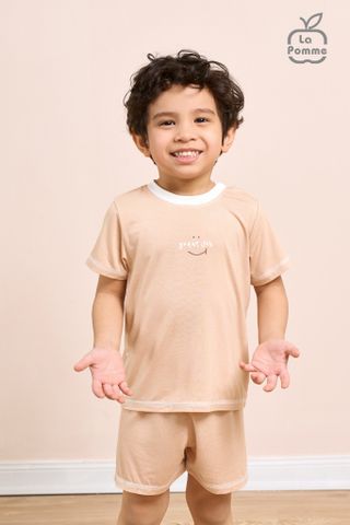  Bộ cộc tay La Pomme sắc màu vui tươi - Be 
