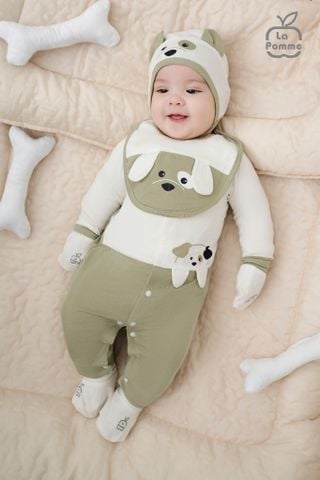  Yếm sơ sinh La Pomme Chó đốm 