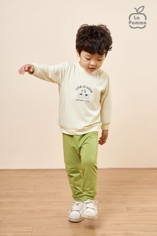  Bộ dài tay La Pomme cún con và Bể bơi - Cam 