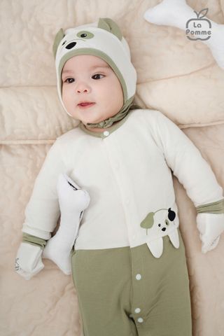  Body liền dài tay La Pomme Chó đốm 