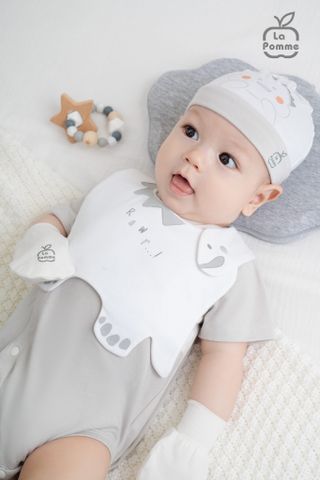  Yếm sơ sinh La Pomme hoạ tiết đáng yêu 