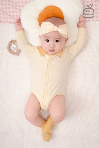  Body chip dài tay La Pomme cổ Peter Pan 