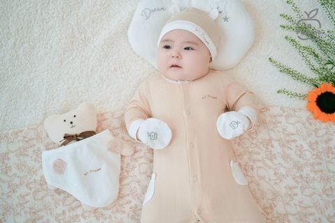  Body dài tay La Pomme Gấu con ngộ nghĩnh 