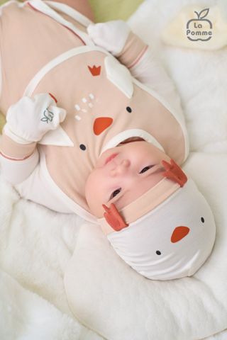  Mũ sơ sinh La Pomme ngỗng con hoạt bát 
