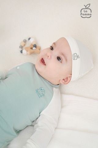  Bộ dài tay La Pomme cúc lệch ngộ nghĩnh 