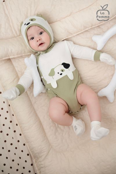  Bodychip dài tay La Pomme Chó đốm 