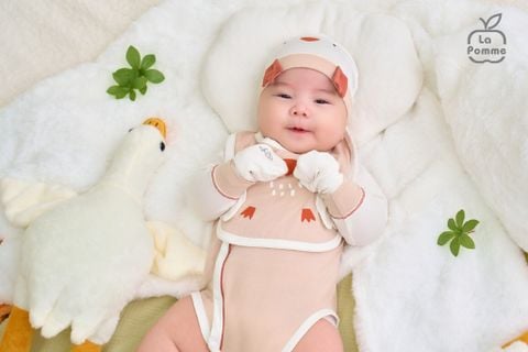  Mũ sơ sinh La Pomme ngỗng con hoạt bát 