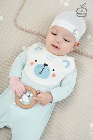  Bộ body liền dài tay La Pomme Người bạn gấu nhỏ 
