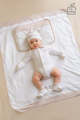  Gối sơ sinh đa năng La Pomme Mèo Con ngộ nghĩnh 