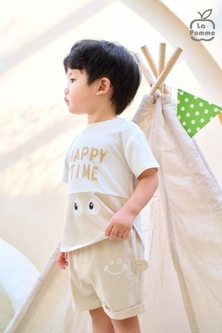  Bộ cộc tay La Pomme Happy time 