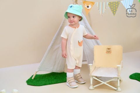  Body cộc tay La Pomme Trái cam cách điệu 