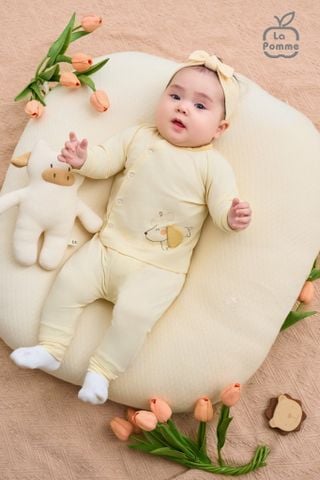  Bộ dài tay cúc lệch La Pomme Hello Sunday 