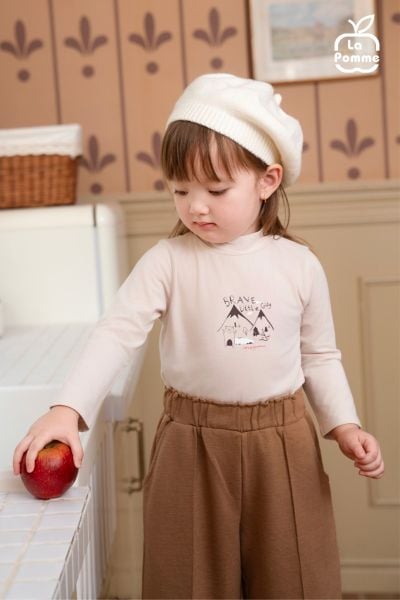  Áo Cổ 3cm La Pomme giữ nhiệt Camping 