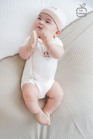 Set bao tay bao chân La Pomme baby kisses 