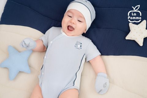  Body chip cộc tay La Pomme Ngôi sao nhỏ - Xanh 