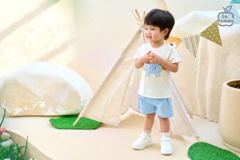  Bộ cộc tay La Pomme Người bạn bò ngang 