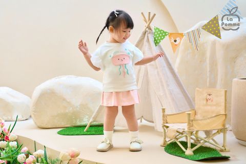  Bộ cộc tay La Pomme Sứa nhỏ bồng bềnh 