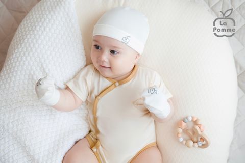  Body chip cộc tay La Pomme hình in dễ thương 