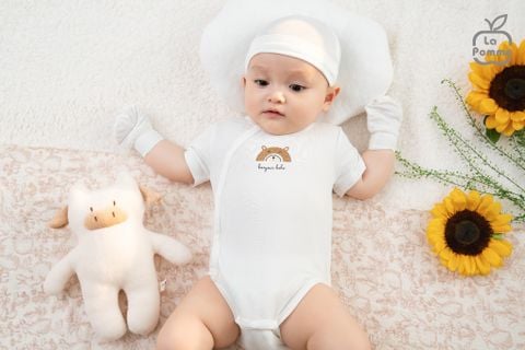  Bodychip cộc La Pomme Gấu con nâu tây 