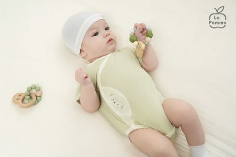  Body chip cộc tay La Pomme Bé Xù 