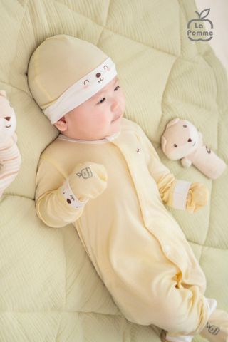 Set bao tay bao chân sơ sinh La Pomme Cáo tinh nghịch 
