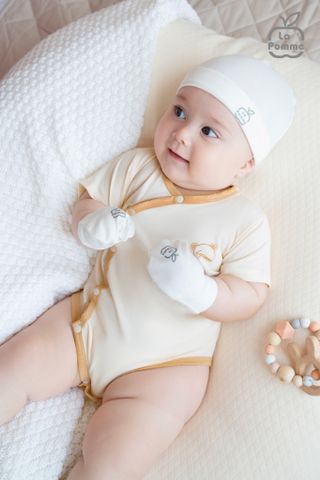  Body chip cộc tay La Pomme hình in dễ thương 