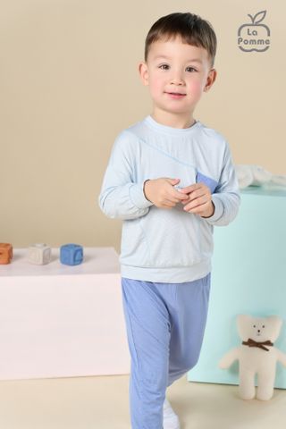  Bộ dài tay La Pomme chỉ màu kèm túi năng động 