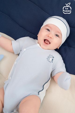  Body chip cộc tay La Pomme Ngôi sao nhỏ - Xanh 