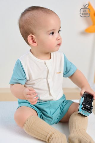  Bộ cộc tay Lapomme in động vật ngộ nghĩnh 