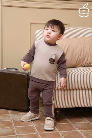  Bộ dài tay La Pomme Happy Bear 