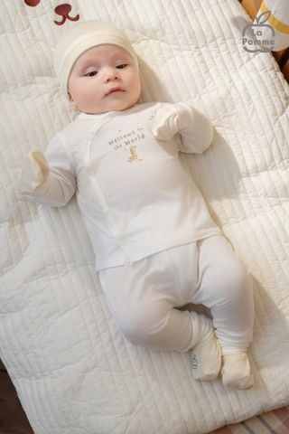  Mũ sơ sinh La Pomme dễ thương (voi) 