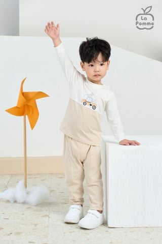  Bộ dài tay La Pomme Chuyến xe vui vẻ 