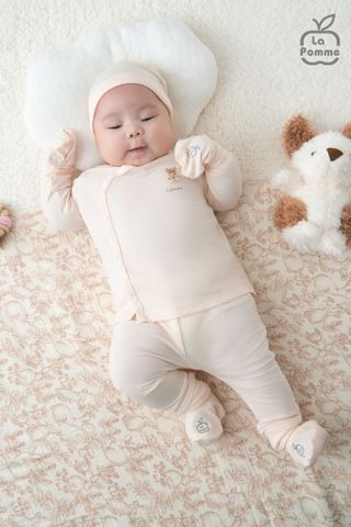  Bộ dài tay cúc lệch La Pomme Người bạn êm mềm 