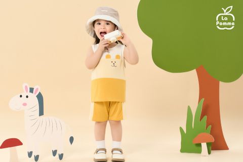  Bộ sát nách La Pomme trẻ nhỏ 