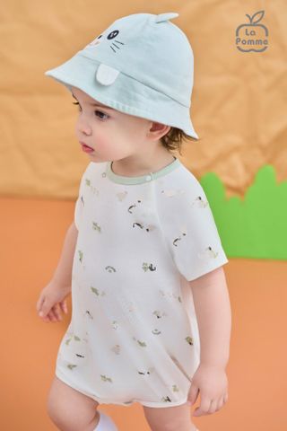  Body cộc tay La Pomme Phối họa tiết đáng yêu 