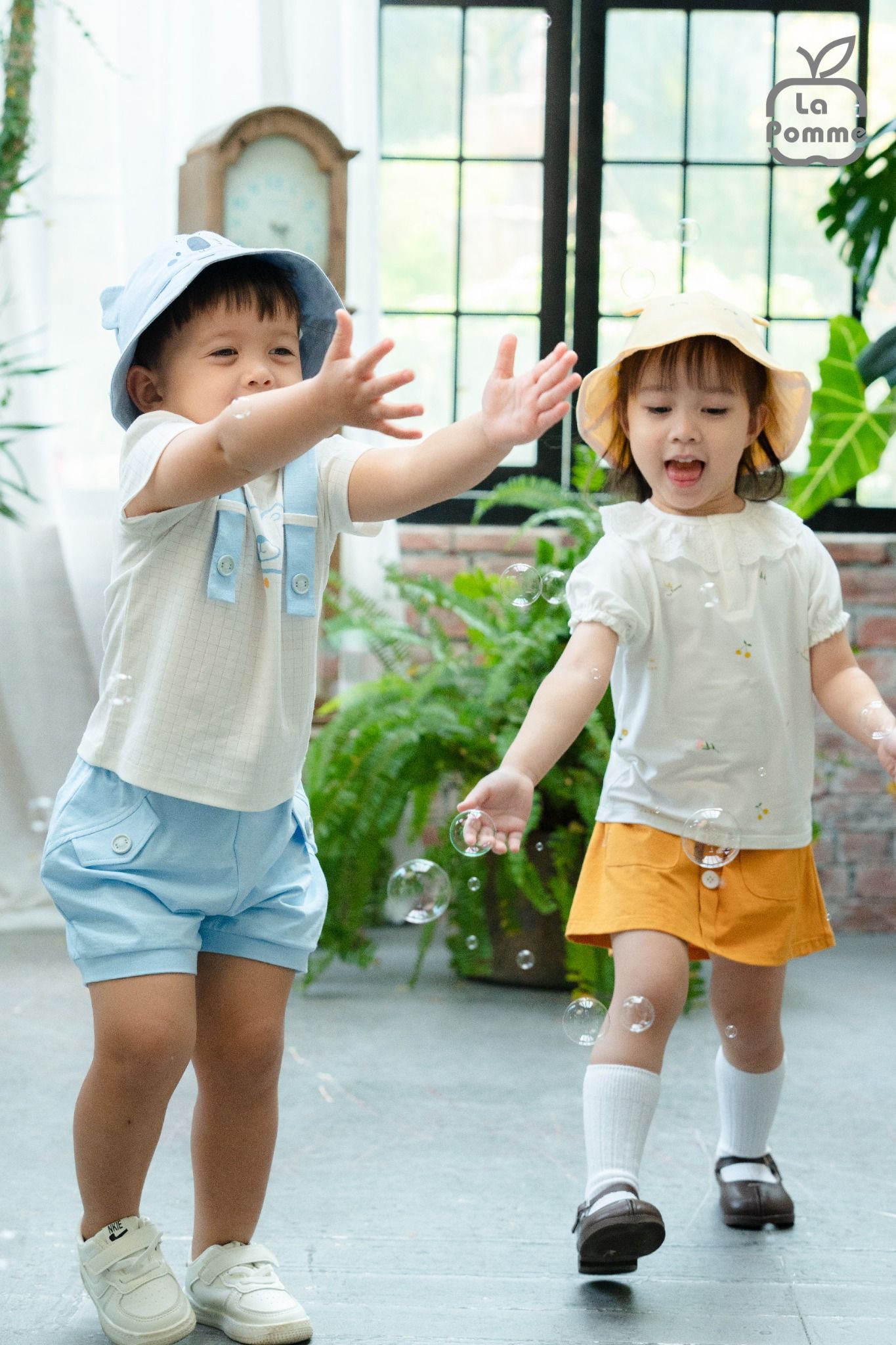  Bộ cộc tay La Pomme họa tiết nhí nhảnh 