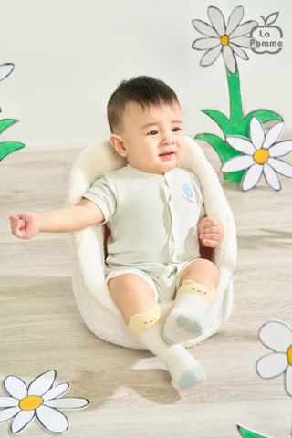  Bộ cộc tay cúc giữa La Pomme Donut 