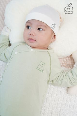  Bộ dài tay cúc lệch La Pomme xinh xắn 